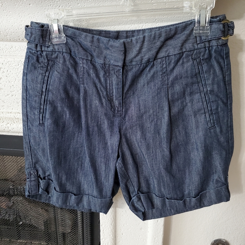 Apostrophe denim shorts